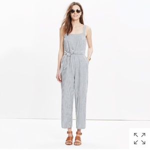 madewell muralist jumpsuit in stripe ✨